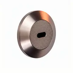 EMETRES - Candado Seguridad Notebook Placa Adherente Impresora Bloqueo Plateado