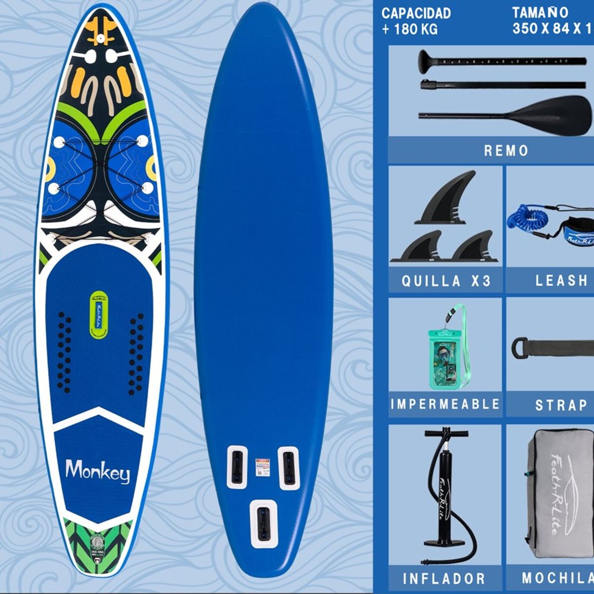 TEVERE - Stand Up Paddle Inflable 10’4