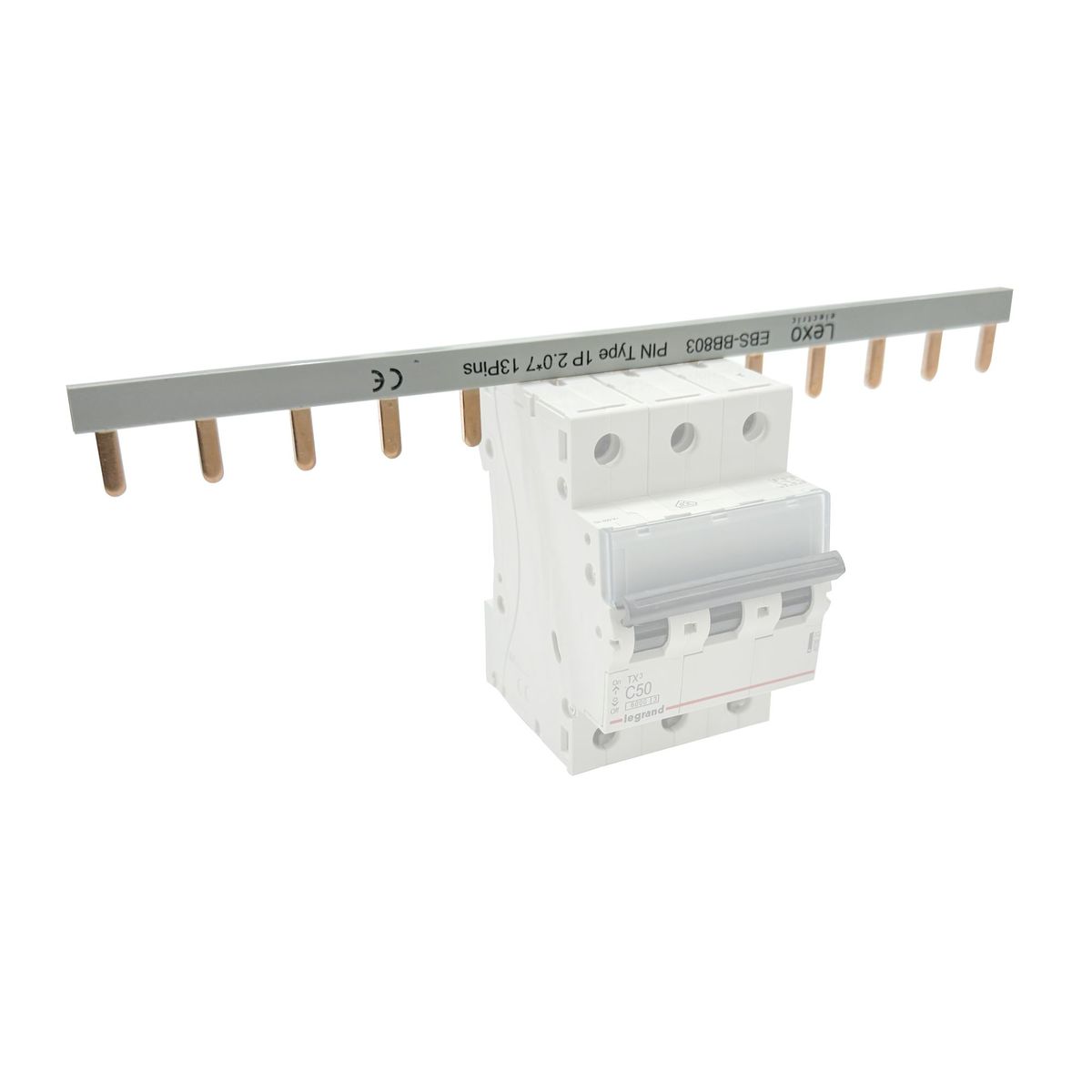 LEXO - Barra Colectora  Peine Conexión Alimentación De Automaticos