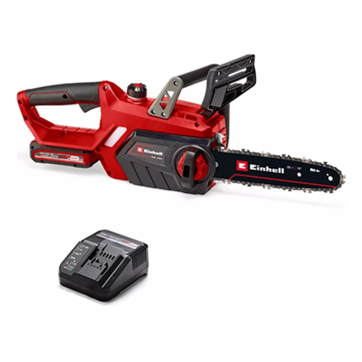 EINHELL - Motosierra 18v Ge-lc 1825-1 Li Bat+ Carg Einhell Rojo
