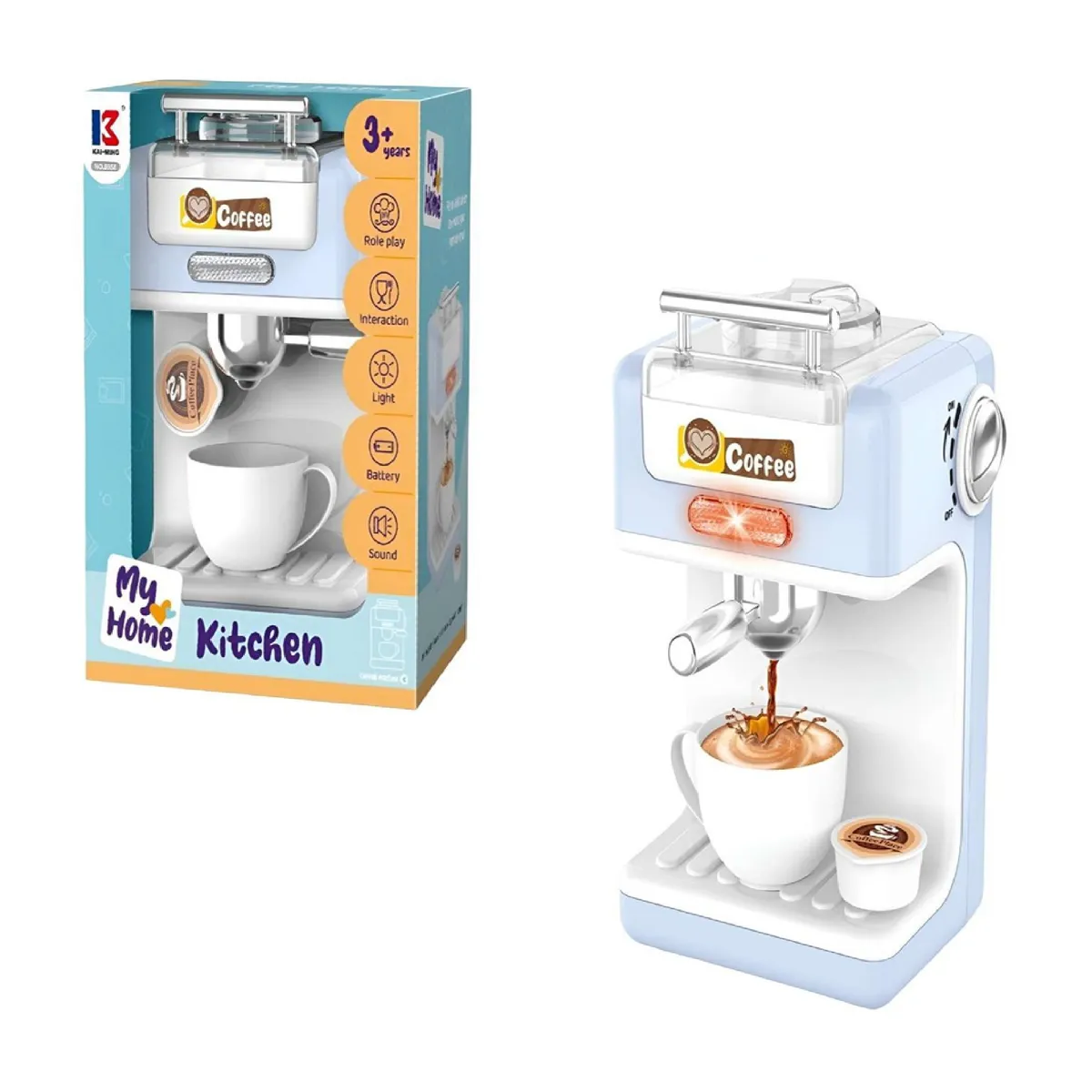 GENERICO - Cafetera Eléctrica De Juguete Juguetes Interactivo