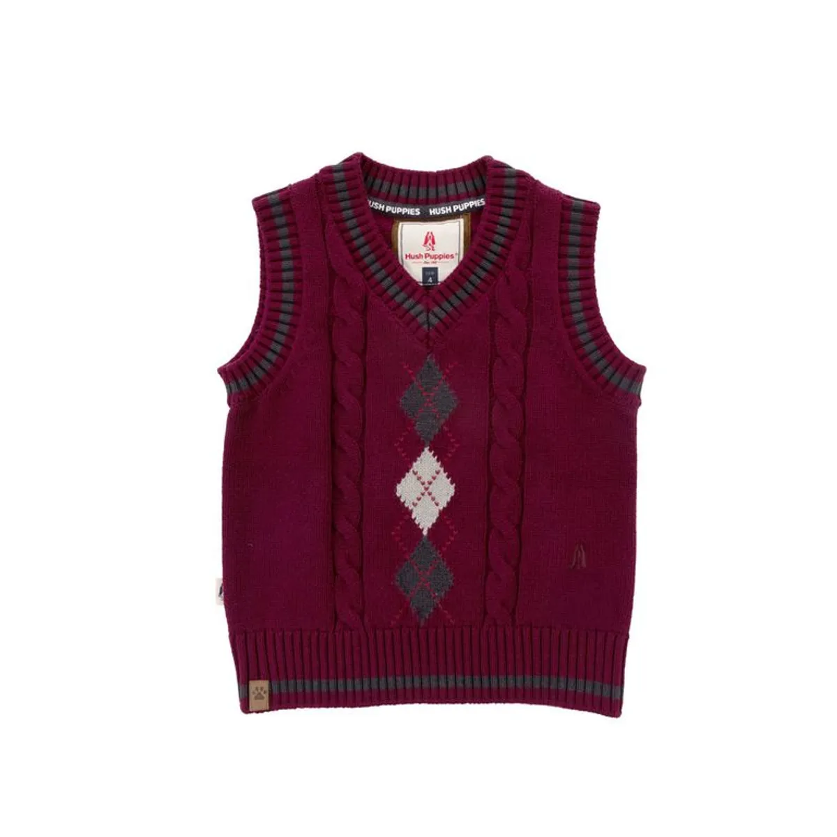 HUSH PUPPIES - Chaleco Niño Phillip Burdeo HUSH PUPPIES