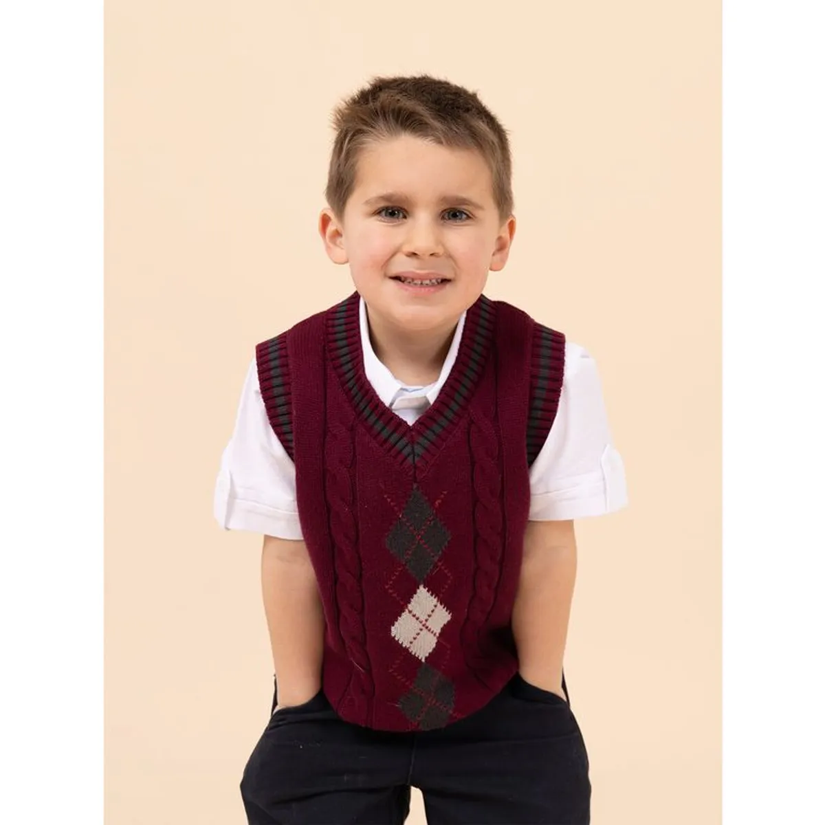 HUSH PUPPIES - Chaleco Niño Phillip Burdeo HUSH PUPPIES