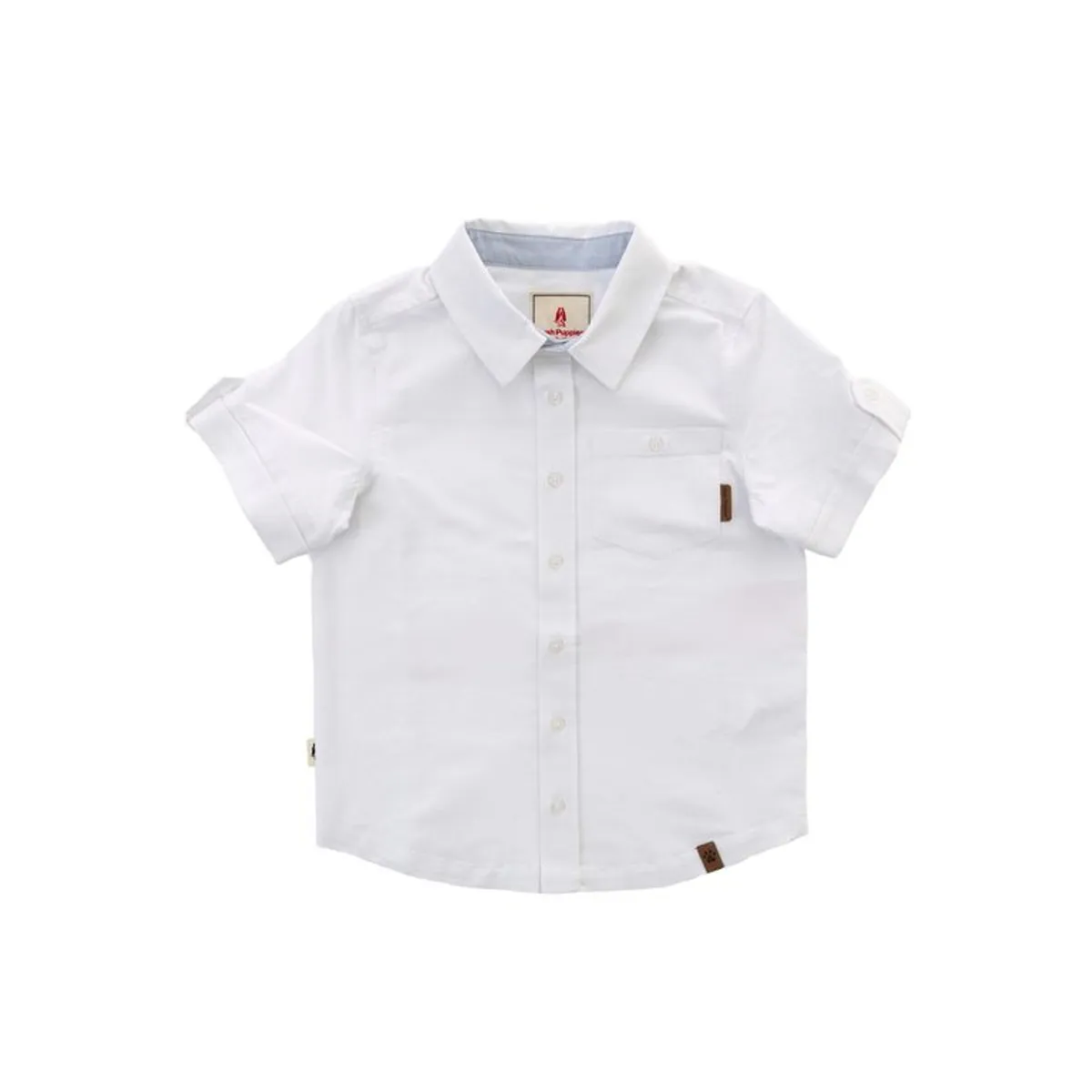 HUSH PUPPIES - Camisa Niño Coburgo Blanco HUSH PUPPIES