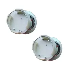 GENERICO - 4 Tapa Centro Llanta Emblema Mazda 56mm Plateado Alta