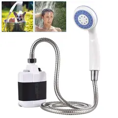 GENERICO - Ducha portátil para acampar con bomba recargable