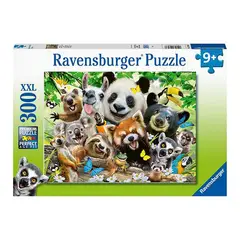 RAVENSBURGER - Puzzle XXL Selfie de animales salvajes - 300 piezas