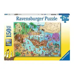 RAVENSBURGER - Puzzle Piratas XXL – 150 piezas