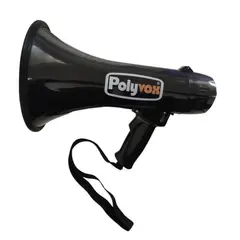 POLYVOX - Megafono Portatil de 20W PYV-101A Negro