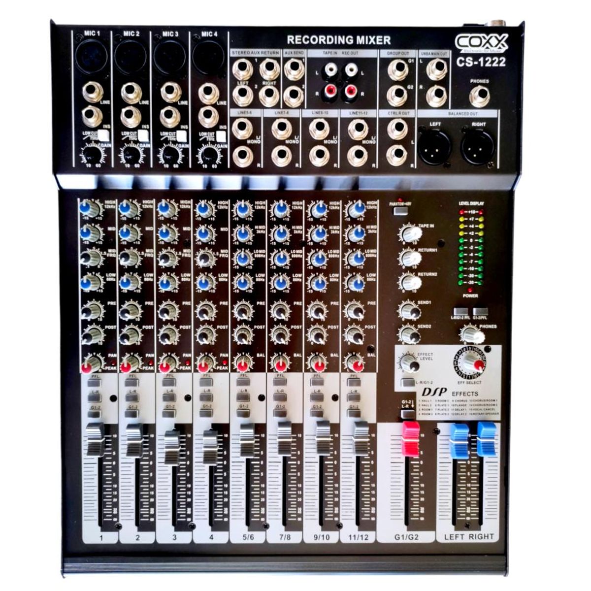 COXX - Mixer Analogo 12 canales COXX CS-1222
