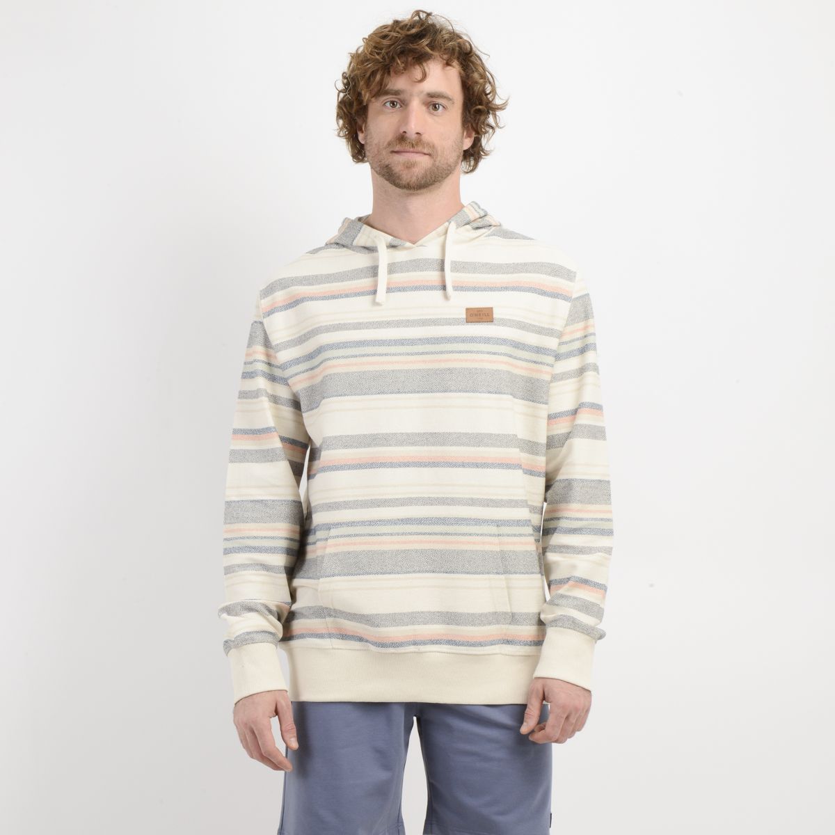 O'NEILL - POLERON BAVARO STRIPE HOODIE BEIGE CLARO