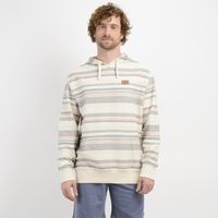POLERON BAVARO STRIPE HOODIE BEIGE CLARO