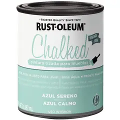 RUST OLEUM - Pintura Chalked Tizada 887mL Mate Azul Sereno