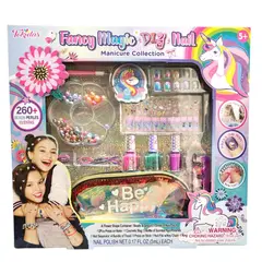 GENERICO - Set Para Hacer Pulsera Y Uñas Magic Infantil