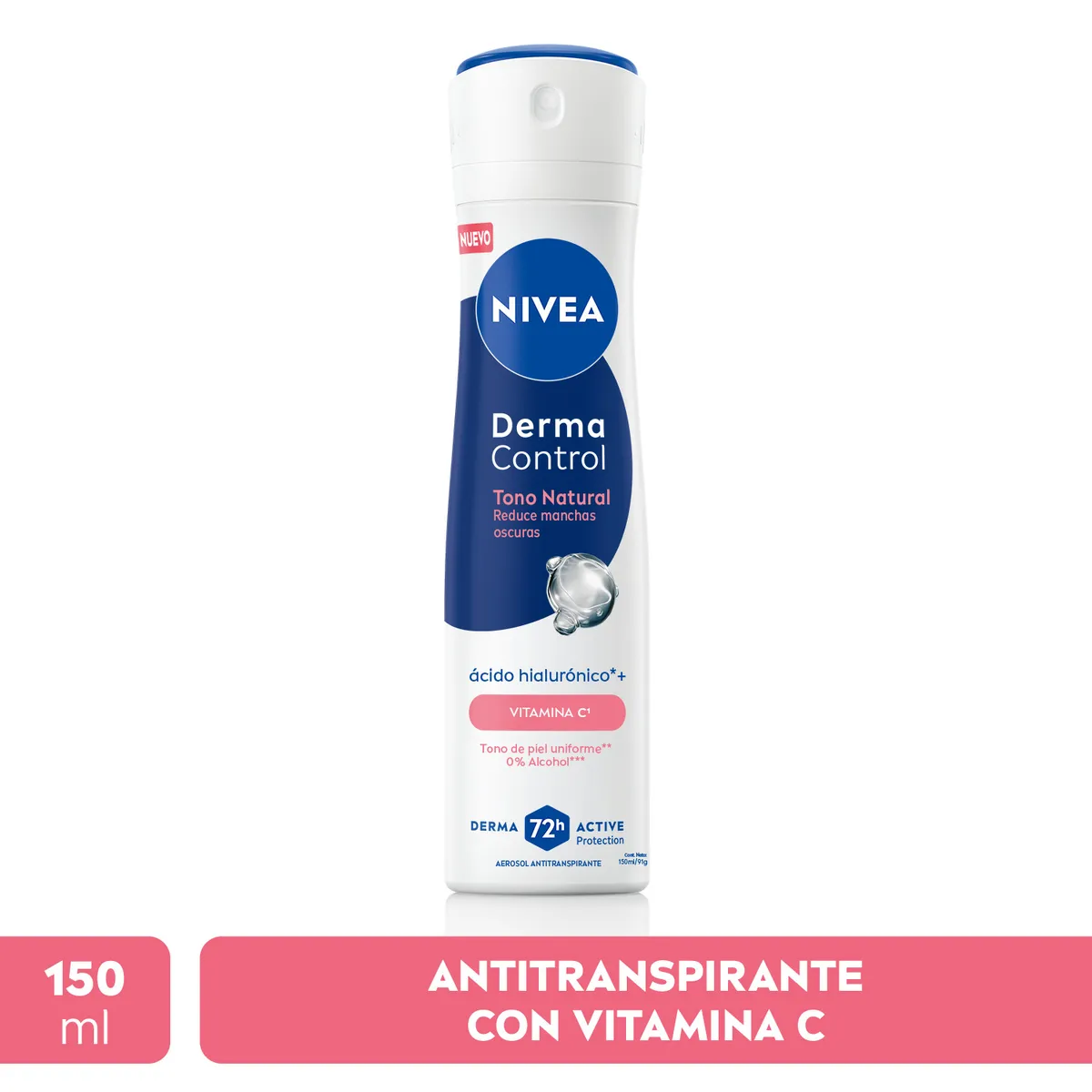 NIVEA - NIVEA Desodorante Derma Control Tono Natural Spray 150ml