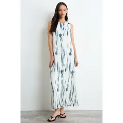 IO - Vestido Fantasia Largo Mujer Crudo