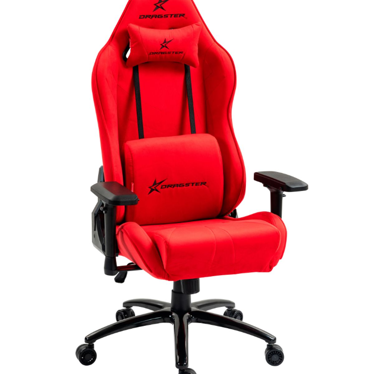 GENERICO - Silla Gamer - Dragster GT500 Pro Alcántara Rosso - Soporte máx. 180 kg - Rojo