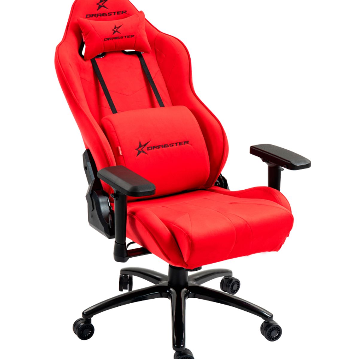 GENERICO - Silla Gamer - Dragster GT500 Pro Alcántara Rosso - Soporte máx. 180 kg - Rojo