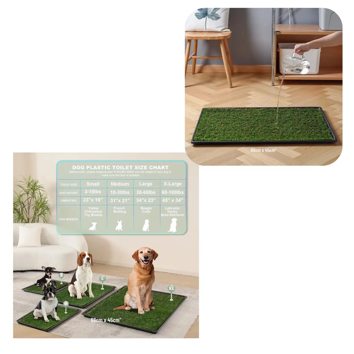 MOVI - BAÑO ECOLOGICO PARA MASCOTAS XL