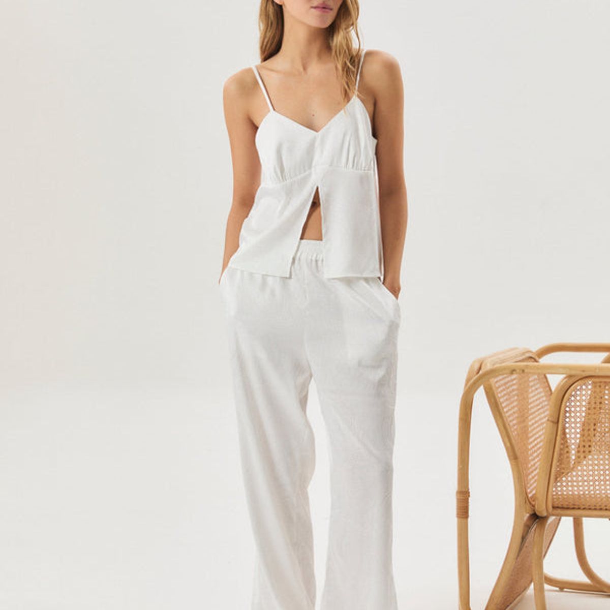 CIPITRIA - Top de Pijama Nova Blanco