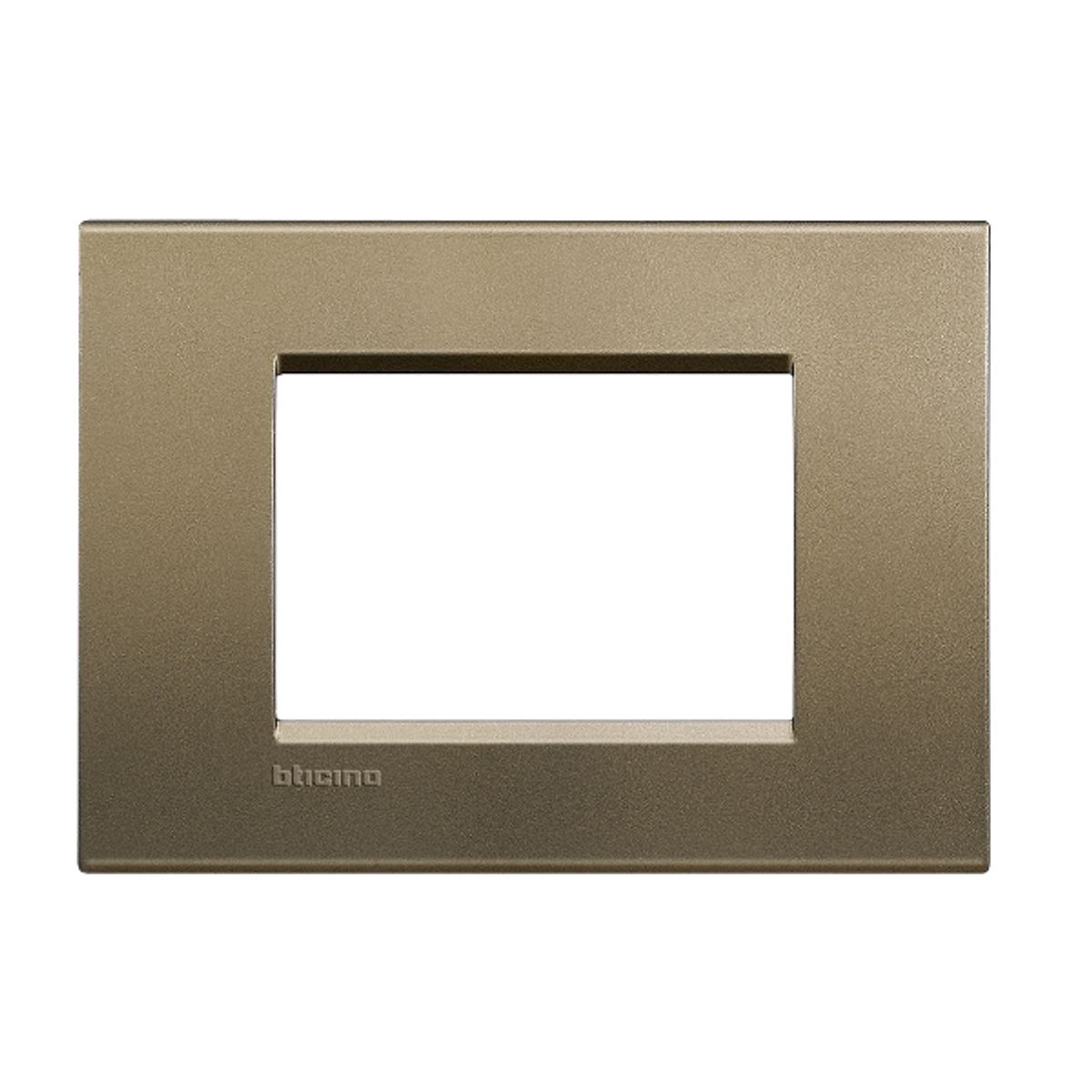 BTICINO - Placa 3 Puestos Bticino Square Living Light