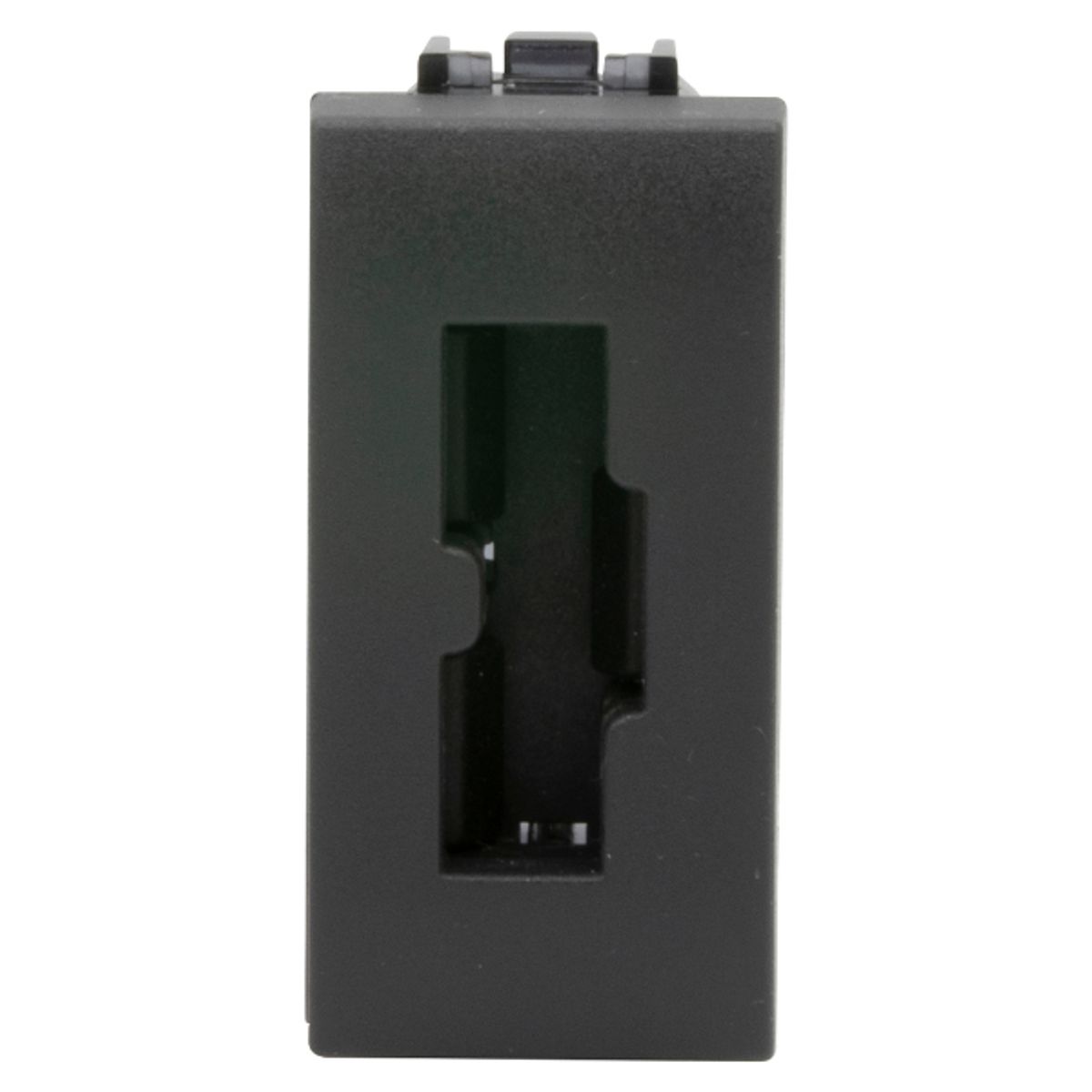 BTICINO - Modulo Enchufe Seguridad Bticino 2P+T 10A Antracita Living Light
