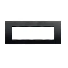 BTICINO - Placa 7 Puestos Antracita Living Light