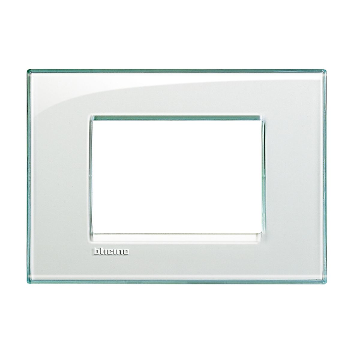 BTICINO - Placa 3 Puestos Bticino Aguamarina Living Light