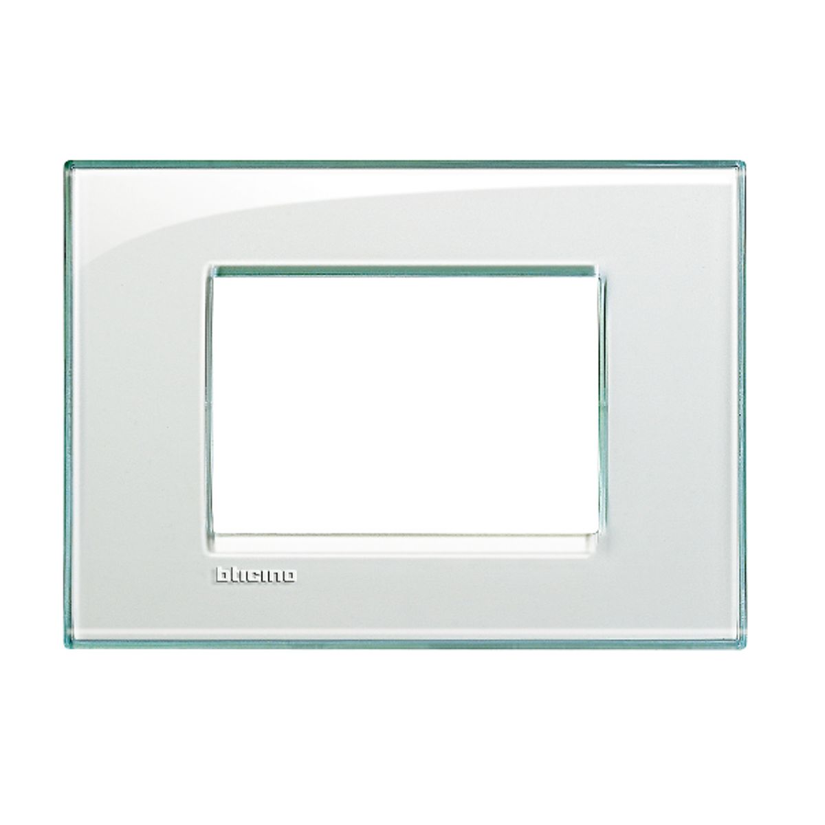 BTICINO - Placa 3 Puestos Bticino Aguamarina Living Light