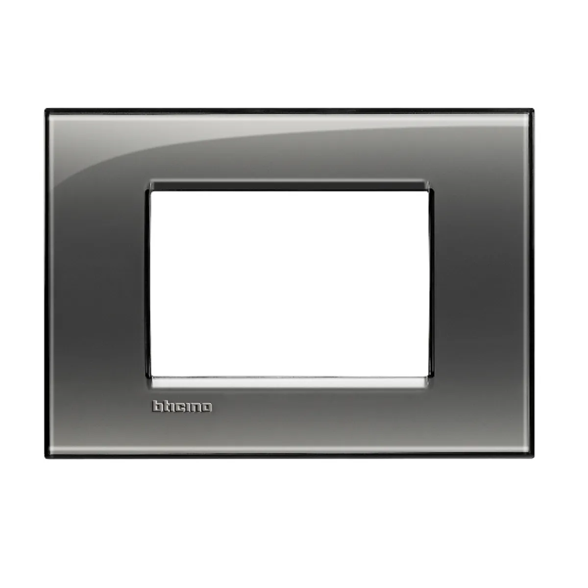 BTICINO - Placa 3 Puestos Bticino Niebla Living Light