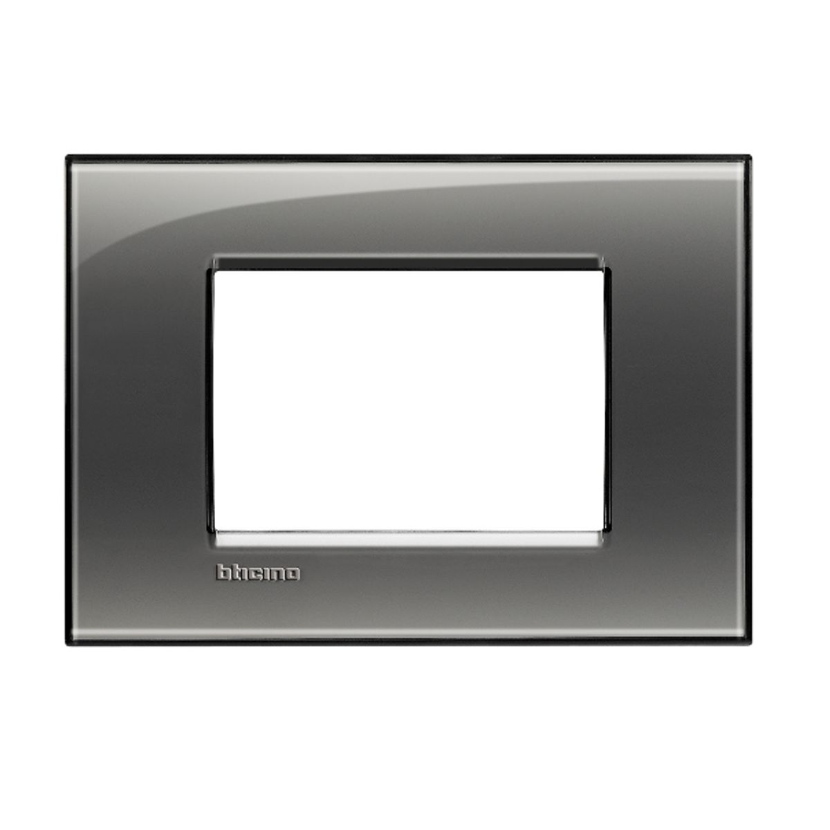 BTICINO - Placa 3 Puestos Bticino Niebla Living Light