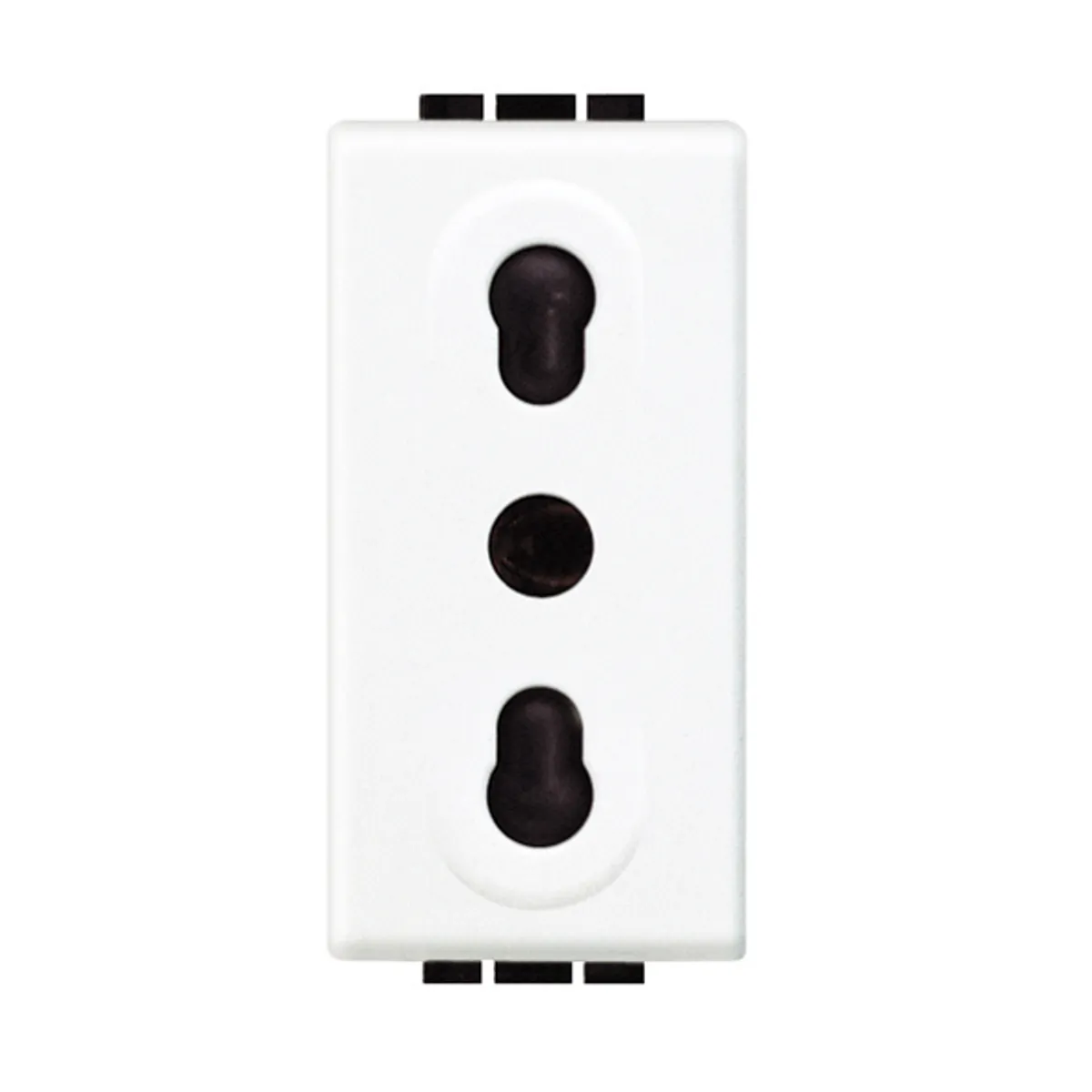 BTICINO - Módulo Enchufe Bticino 2P+T 10-16A 250V Blanco Living Light