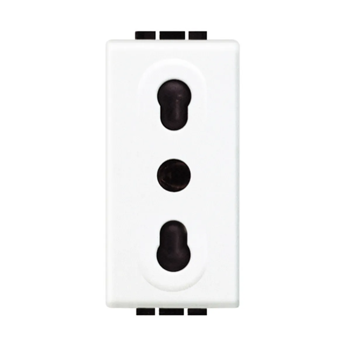 BTICINO - Módulo Enchufe Bticino 2P+T 10-16A 250V Blanco Living Light