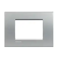 BTICINO - Placa 3 Puestos Tech Living Light