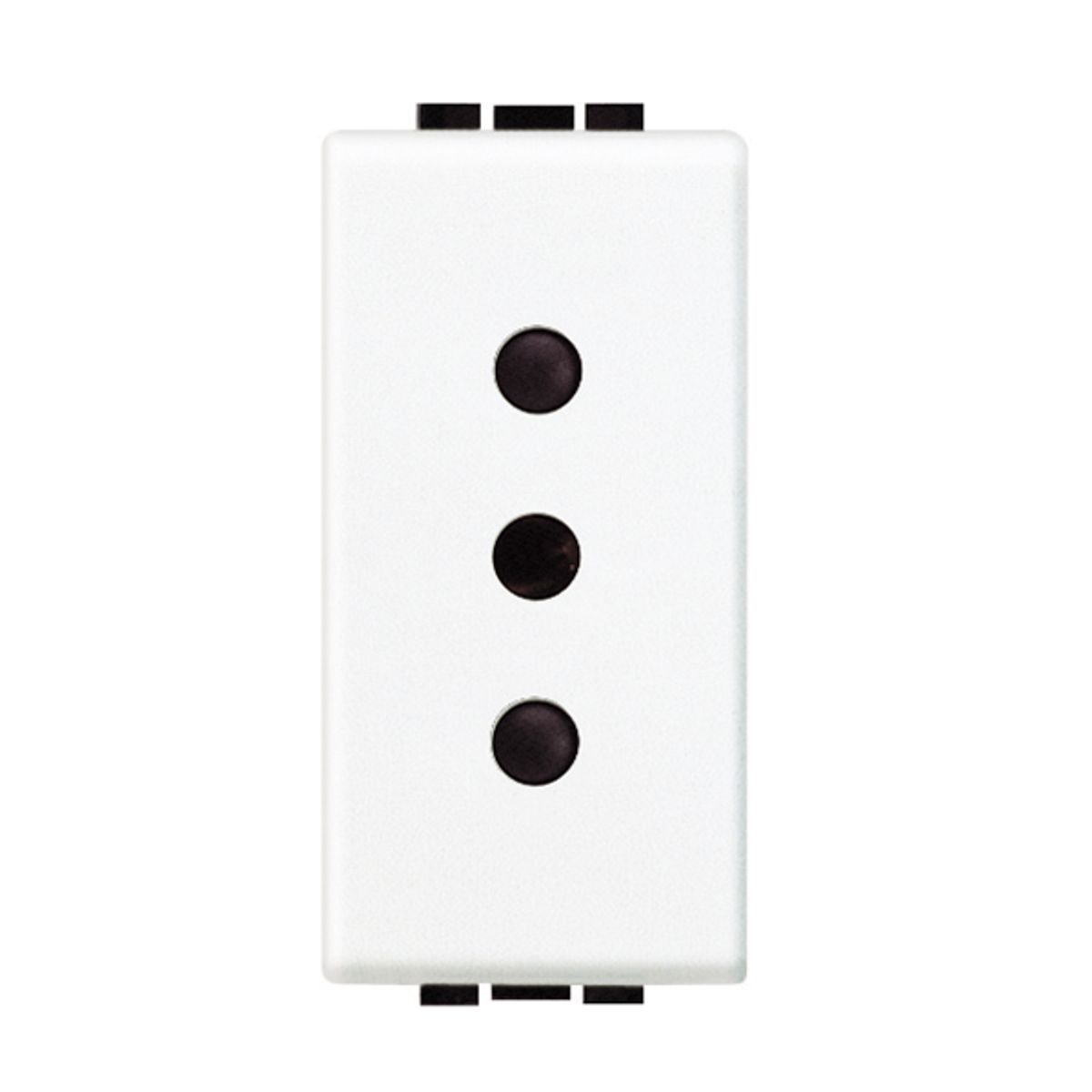 BTICINO - Módulo Enchufe Bticino 2P+T 10A 250V Blanco Living Light