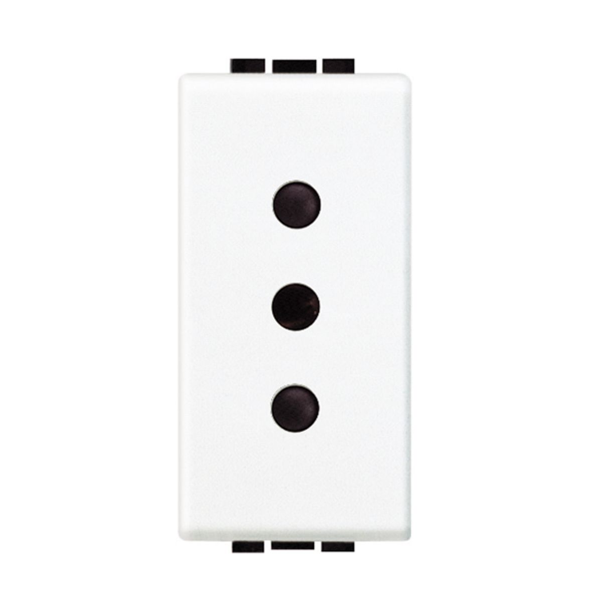 BTICINO - Módulo Enchufe Bticino 2P+T 10A 250V Blanco Living Light