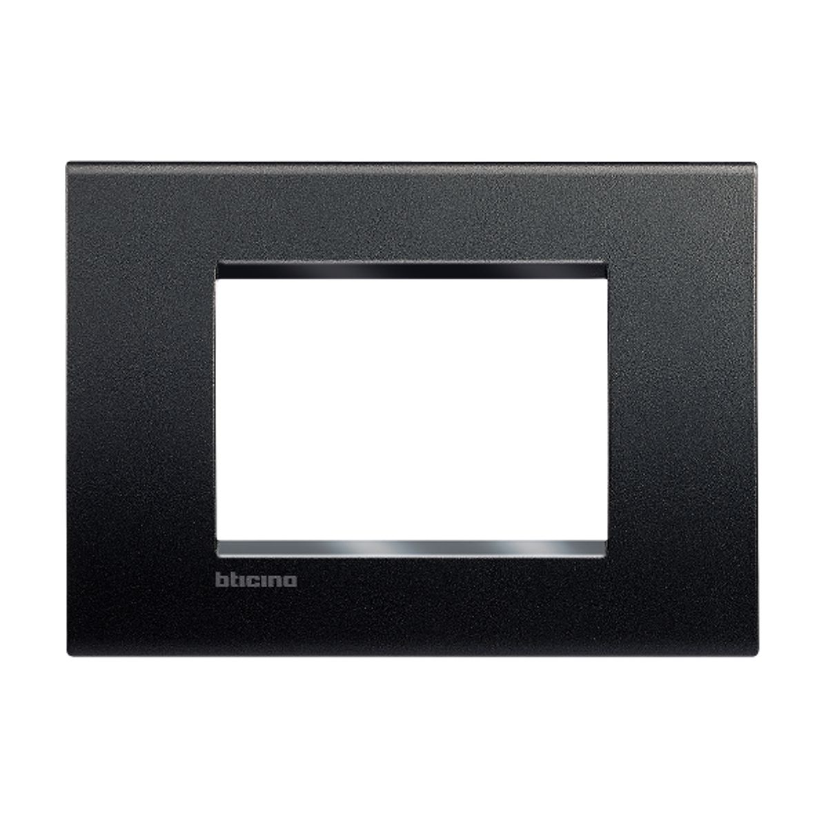 BTICINO - Placa 3 Puestos Bticino Antracita Living Light
