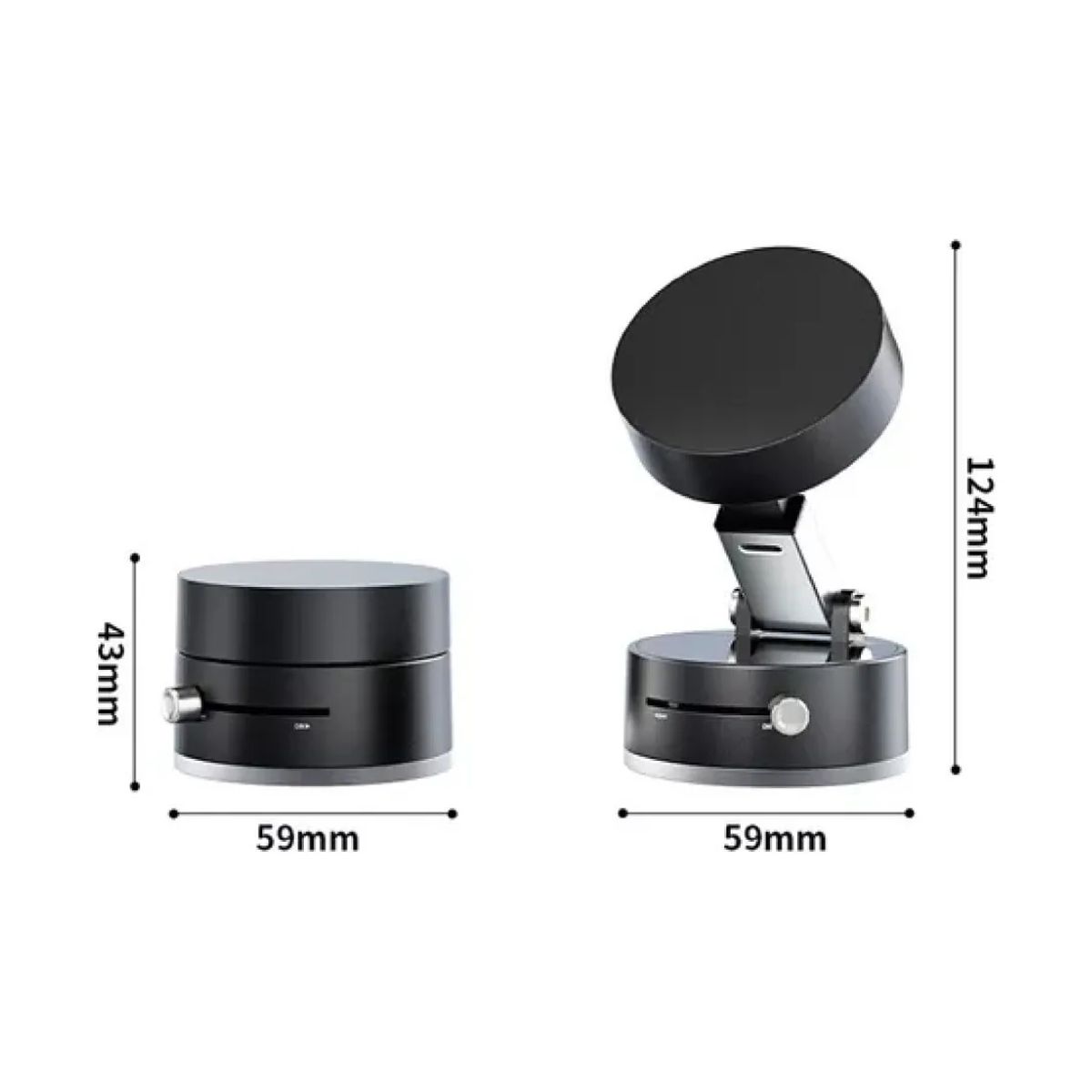 GENERICO - Soporte Magnético De Succión Al Vacío Para Teléfono