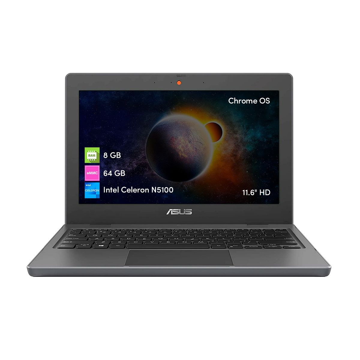 ASUS - Notebook Chromebook Asus Celeron 8GB 64GB 11.6 HD Chrome OS