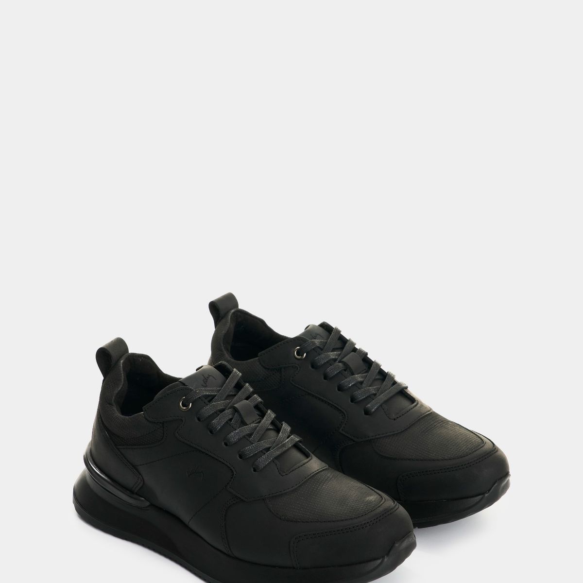 VELEZ - Vélez Zapatillas De Cuero Para Hombre Ibisa Negro