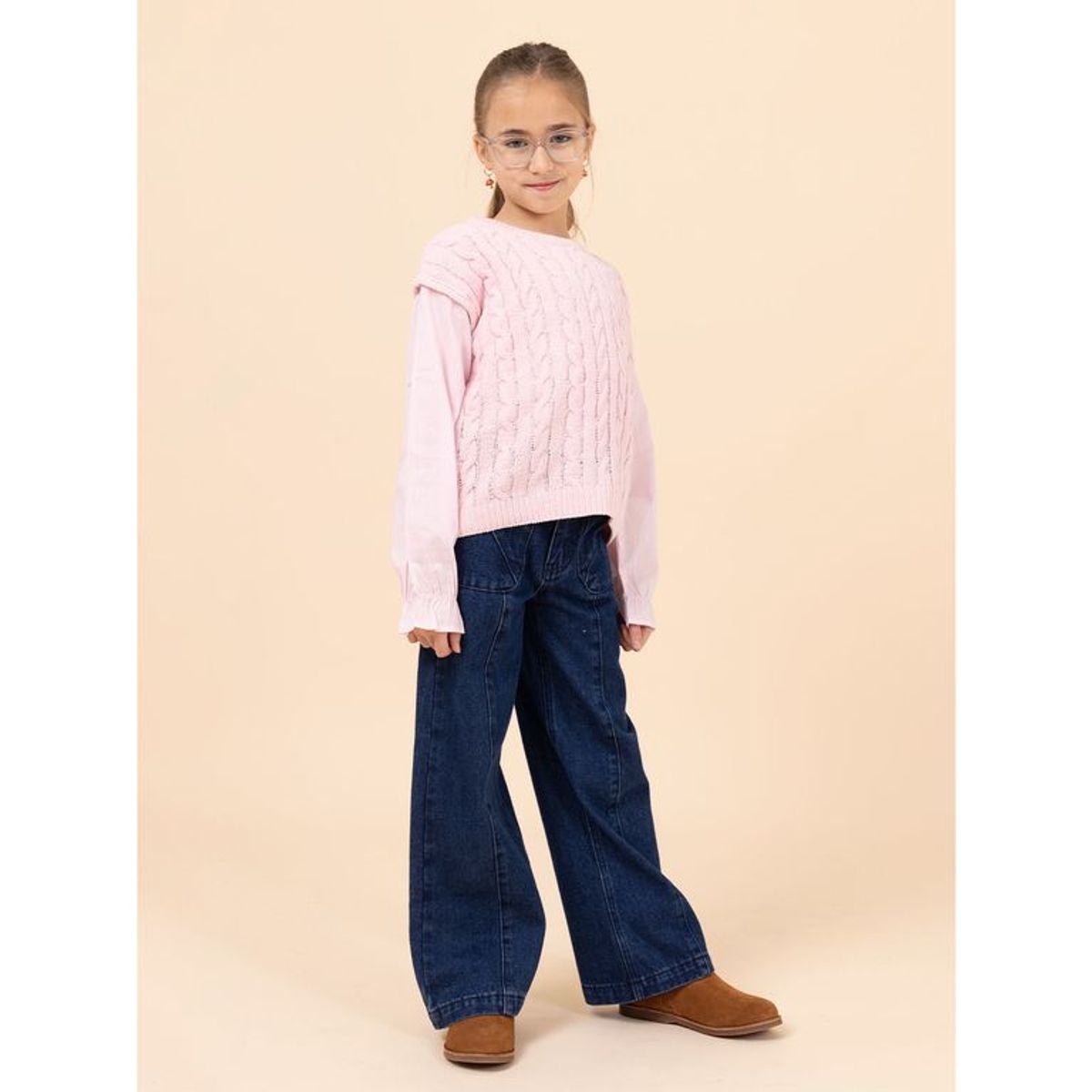 HUSH PUPPIES - Chaleco Niña Fiore Rosado HUSH PUPPIES