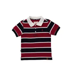 HUSH PUPPIES - Polera Niño Pique Rojo