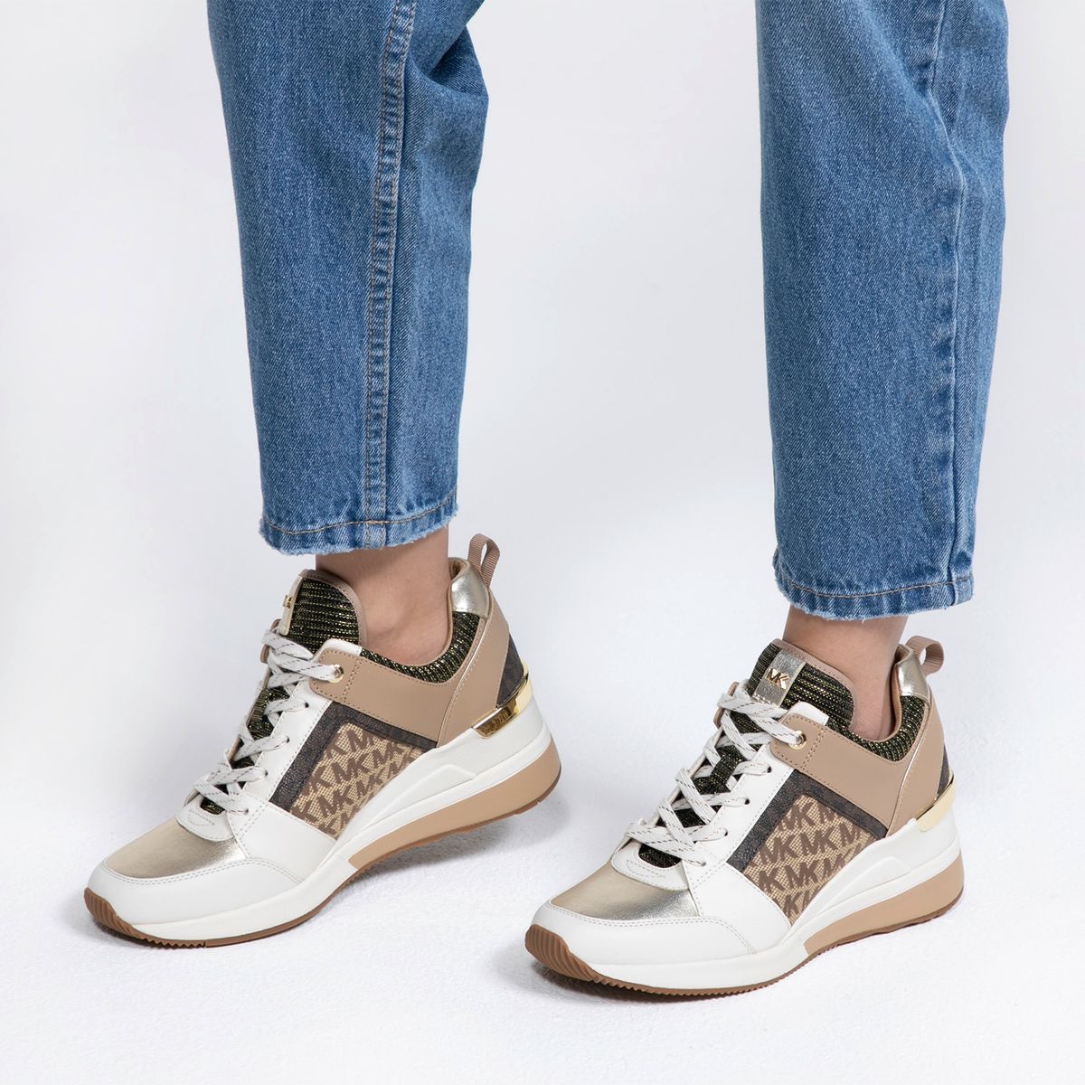 MICHAEL KORS - Zapatilla Urbana Mujer Cuero Café