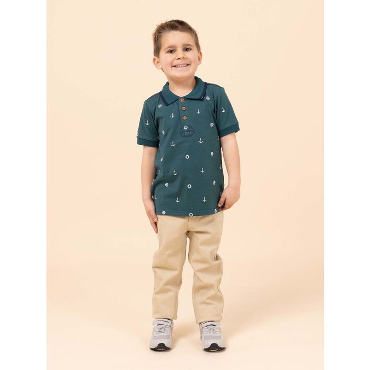 HUSH PUPPIES - Pantalón Niño Clásico Beige HUSH PUPPIES