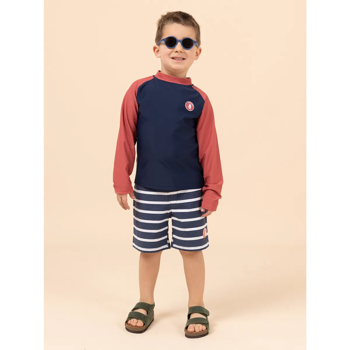 HUSH PUPPIES - Polera de Agua Niño Water Azul HUSH PUPPIES