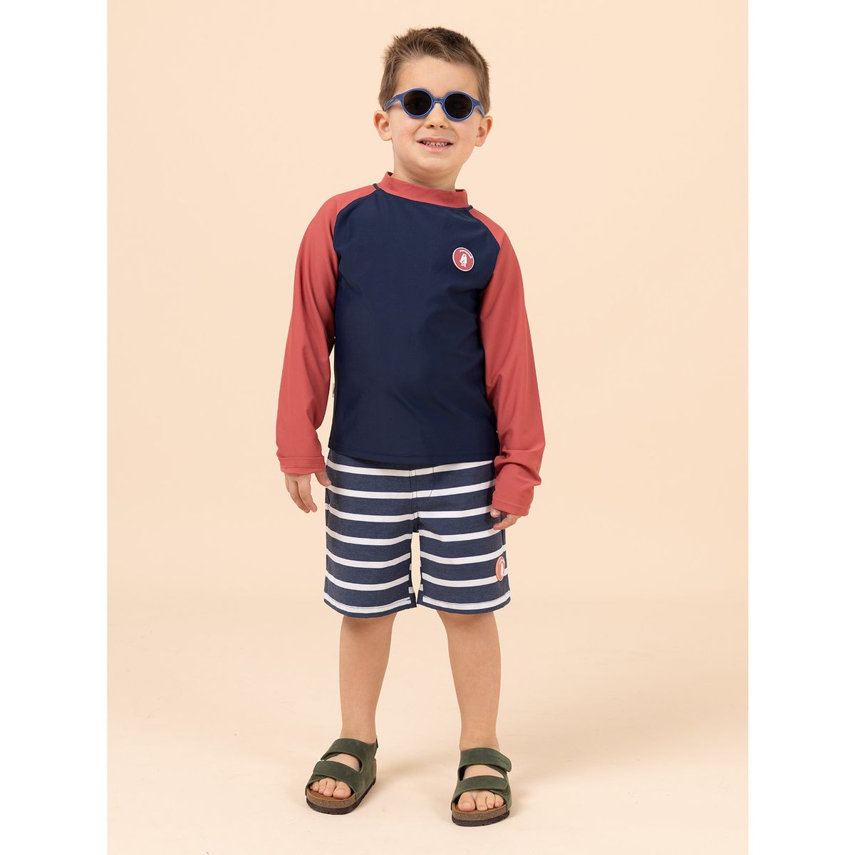 HUSH PUPPIES - Polera de Agua Niño Water Azul HUSH PUPPIES