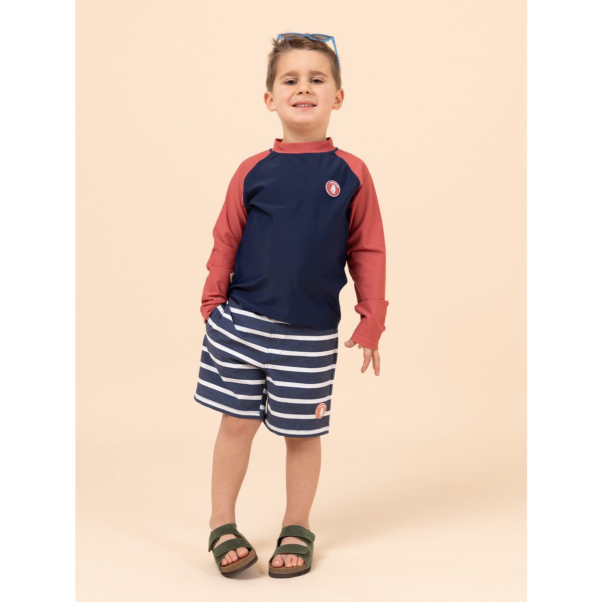 HUSH PUPPIES - Traje de Baño Niño Loitz Azul HUSH PUPPIES