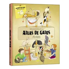 GENERICO - Libro Atlas De Gatos - Lexus - Nuevo Y Original - Tapa Dura