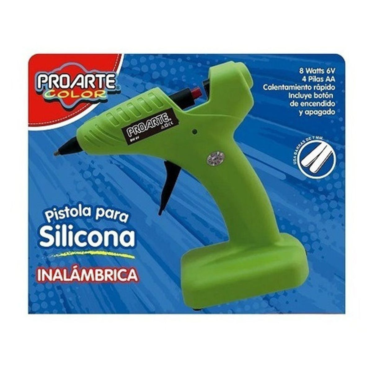 GENERICO - Pistola Para Silicona 7mm Inalambrica - Proarte