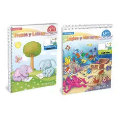 CALIGRAFIX - Pack Trazos Y Letras 1 - Logica Y Numeros 1